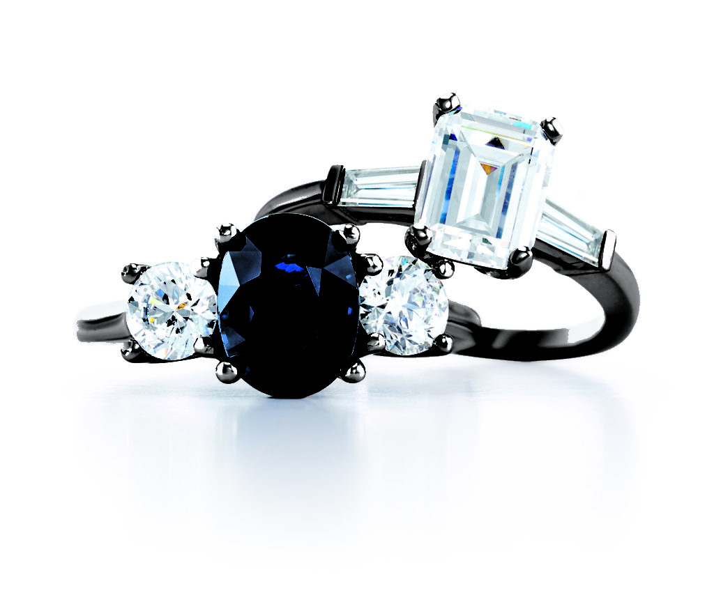 Sapphires and Diamonds compliment each other...Like you and your dreams.